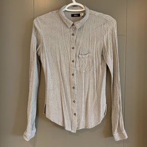 BDG Striped Button-front Shirt